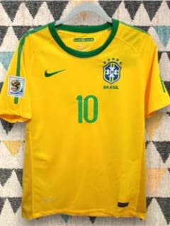 2010 ワールドカップ ブラジル ホーム 10番 カカ ユニフォーム - メルカリ