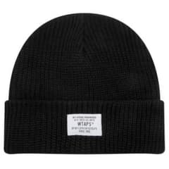 WTAPS SGT LABEL BEANIE ニット帽 ビーニー ブラック - メルカリ
