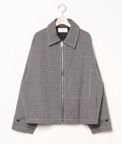 shiki tokyo オーバーサイズショートジップブルゾン Mサイズのサムネイル