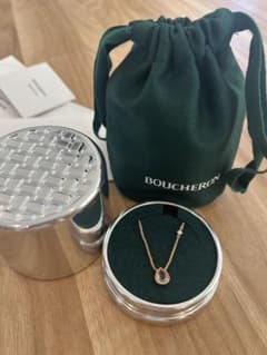 ブシュロン　セルパンボエム　ネックレス　ピンククォーツXS