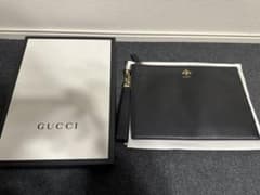 GUCCI レザー クラッチバッグ ビーのサムネイル