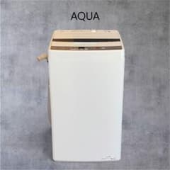 美品】2024年製 AQUA 全自動洗濯機 5.0kg AQW-H54(W) - メルカリ