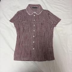Brandy Melville チェック柄 半袖シャツのサムネイル