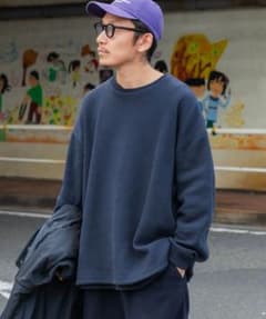 完売品wide dad Dad TECH CREW PULLOVER NAVY1 - メルカリ