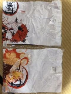 【新品】鬼滅の刃　煉獄杏寿郎　ホワイト　Tシャツ　M  2枚セットのサムネイル