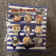 2009年 映画ワンピース ストロングワールド ピンバッジ 9個セットのサムネイル