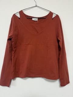 新品✨BEAMS HEART ビームスハート スリッドショルダー　テラコッタのサムネイル