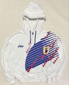 asics 日本代表 スウェット パーカー ドーハの悲劇 - メルカリ