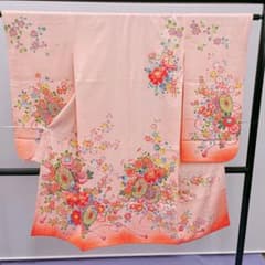Y☆4011☆ 子供着物 七五三 女の子 四つ身 襦袢付き - メルカリ