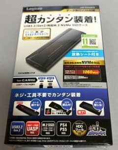 Logitec M.2 NVMe SSDケース LGB-PNV02UC/Sのサムネイル