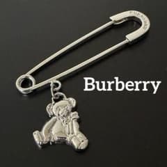 極美品】Burberry バーバリー ピンブローチ テディベア - メルカリ