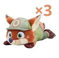 限定値下げ　ズートピア　ぬいぐるみ　赤いほっぺ寝そべり　ニック　ナムコ限定　5点 限定値下げ ズートピア ぬいぐるみ 赤いほっぺ寝そべり ニック ナムコ