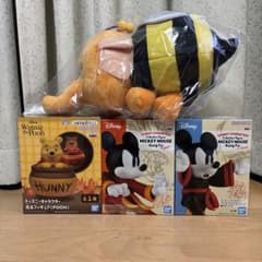 Disney ディズニーキャラクター　フィギュア&ぬいぐるみ　4個まとめ売り
