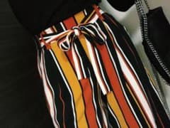 ZARA/ストライプ/ワイドパンツのサムネイル