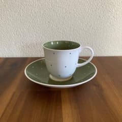 ☆スージークーパー レイズドスポット グリーン デミタスカップ カップ