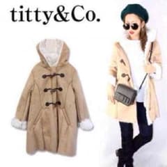 取り置き中！新品titty&co ムートンダッフルコートのサムネイル