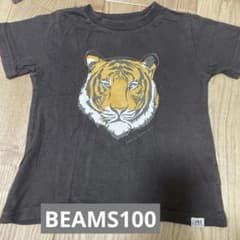 LOOK by BEAMS mini 타이거 T셔츠 100