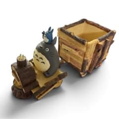 【廃盤・良品】となりのトトロ トロッコ 機関車 プランターカバー ジブリ