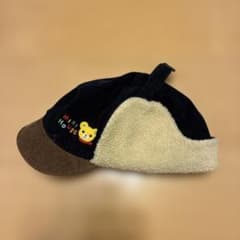 MIKI HOUSE キッズ キャップ 52cm コーデュロイ ボアのサムネイル