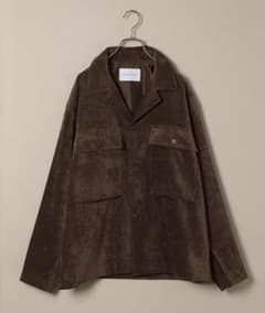 【美品】ADAM ET ROPE' エコ スエードブルゾン L ブラウンのサムネイル