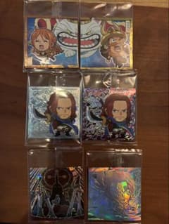ONE PIECE シール 6種セット、シークレット入りのサムネイル