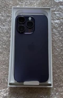 【新品】iPhone 14 Pro 128GB ディープパープルのサムネイル