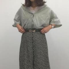 【古着】小花柄ロングスカートのサムネイル