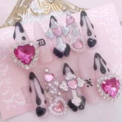 ♡量産型 地雷系 ネイルチップ♡のサムネイル
