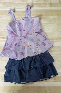 女の子用セパレート水着セット 130サイズのサムネイル