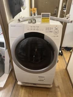 動作確認済み SHARP ドラム式洗濯乾燥機 ES-S7H-WL 2024年購入 - メルカリ