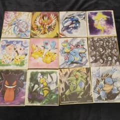 ポケモン色紙　12枚のサムネイル