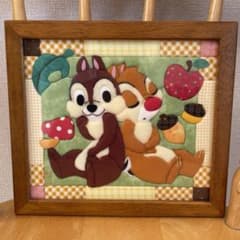 きめこみパッチワーク　ディズニー　壁飾り　フレーム付のサムネイル