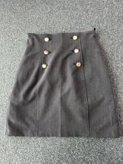 グレー タイトスカート　earth music&ecology Sサイズ