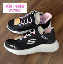 【新品】SKECHERS SLIP-INS バウンダー ブラック 19cmのサムネイル