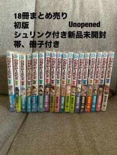 希少【初版.シュリンク帯付き新品未開封】ワンピース18冊まとめ売り