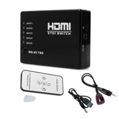 HDMI切替セレクター 5ポート リモコン付き テレビ・モニター接続用のサムネイル