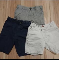H&M NEXT 110-120サイズ 短パン パンツ ３枚セットのサムネイル
