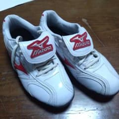 Mizuno 23.5 スパイクシューズ ホワイト/レッドのサムネイル