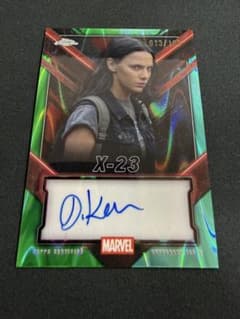 Topps Chrome X-23 Dafne Keen 直筆サインカードのサムネイル