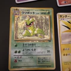 ポケモンカード3種類サンダー、ウツボット、ヒードランのサムネイル