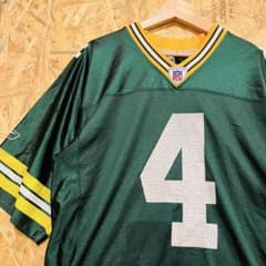 リーボック グリーンベイ・パッカーズ ブレット・ファーブ #4 ユニフォーム 激レア】NFL パッカーズ ブレット・ファーブ ユニフォーム リーボック