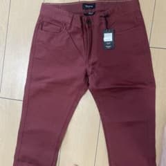 Brixton バーガンディ スリムフィットパンツ 32W 32Lのサムネイル