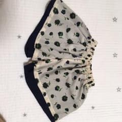 リバーシブル　パンツ　花柄　キュロットスカートのサムネイル