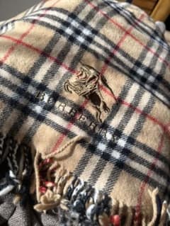 BURBERRY タータンチェック ウールストール Burberry チェック柄ストール ウール製 - メルカリ
