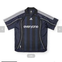 adidas x everyone コラボ サッカーシャツ ネイビーのサムネイル
