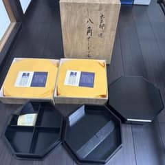八角オードブル 漆器 菓子器 膳 5つセット - メルカリ