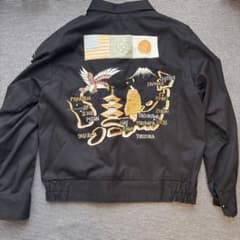 TAILOR TOYO ベトジャン ブラック 刺繍　コットンツイル　舞妓　M TAILOR TOYO ベトジャン ブラック 刺繍 コットンツイル 舞妓 M - メルカリ
