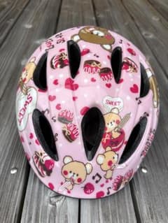 子供用 自転車ヘルメット ピンクのサムネイル