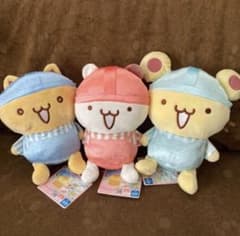 サンリオ　ぽよよんえあぽ～とBIGぬいぐるみ　マフィン・ベーグル・スコーン