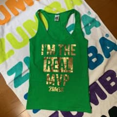 ZUMBA タンクトップ  グリーン1のサムネイル